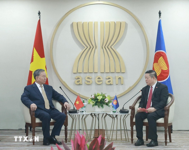 Tổng B&iacute; thư T&ocirc; L&acirc;m: Việt Nam tiếp tục đ&oacute;ng g&oacute;p v&igrave; sự ph&aacute;t triển Cộng đồng ASEAN- Ảnh 4.