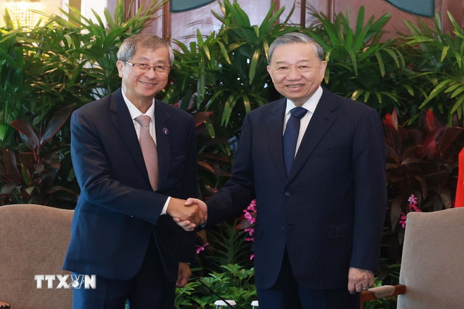 Tổng B&iacute; thư T&ocirc; L&acirc;m tiếp c&aacute;c doanh nghiệp ti&ecirc;u biểu tại Singapore- Ảnh 3.
