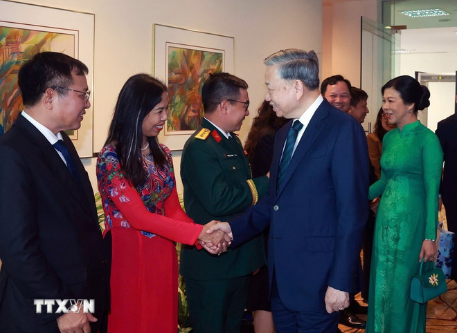 Tổng B&iacute; thư T&ocirc; L&acirc;m kết th&uacute;c tốt đẹp chuyến thăm Singapore- Ảnh 2.