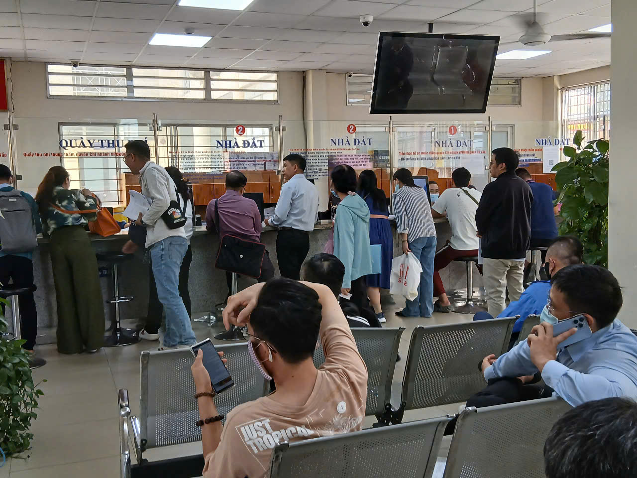C&aacute;n bộ t&iacute;nh thuế nh&agrave; đất online ở TP HCM &ldquo;đứng h&igrave;nh&rdquo; v&igrave; hệ thống tạm ngừng- Ảnh 1.