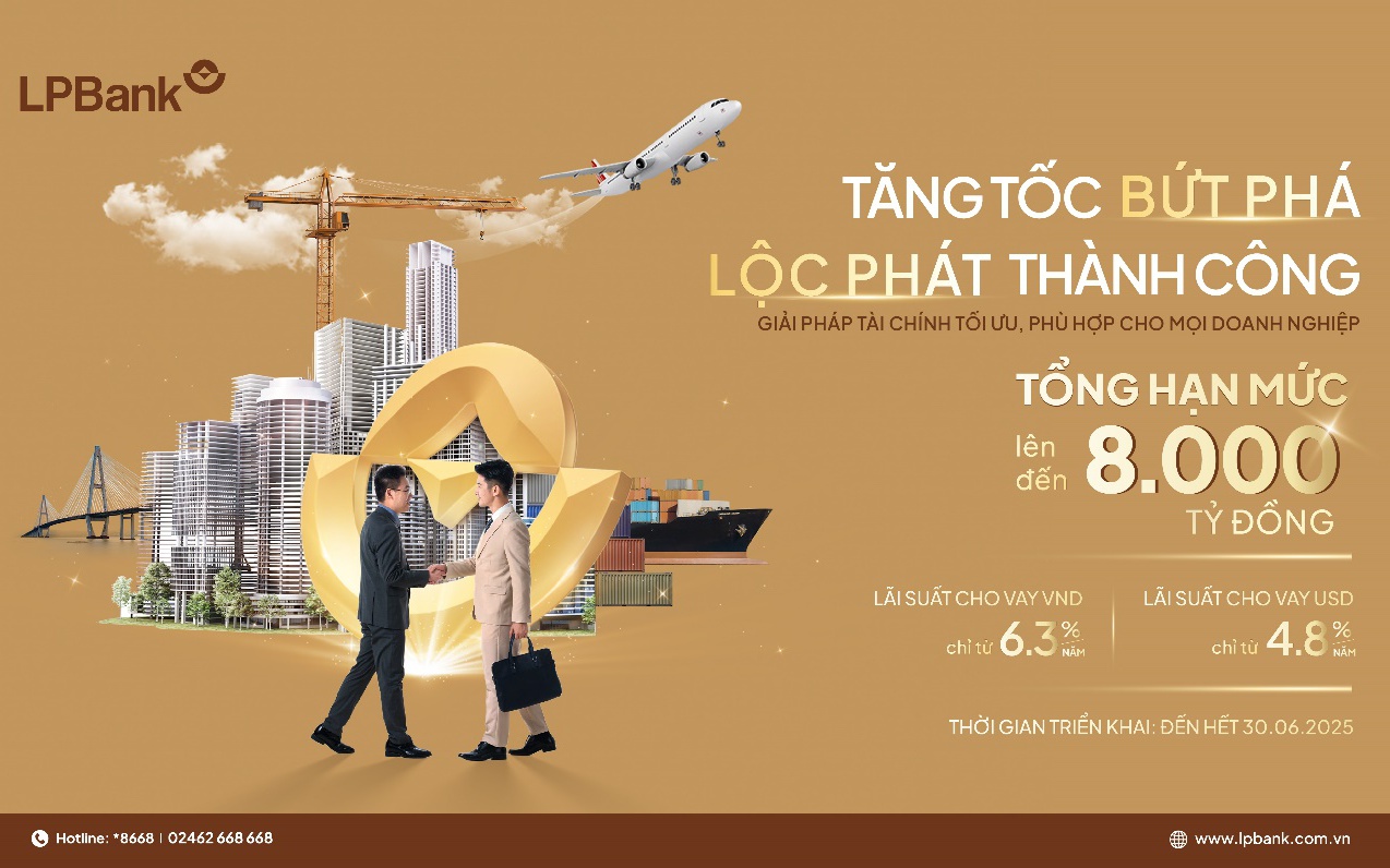 LPBank “kích hoạt” gói vay 8.000 tỉ đồng cho doanh nghiệp