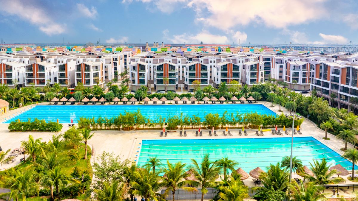 Biệt thự &Aacute;nh Dương hiện l&agrave; "bến đỗ" được nhiều người lựa chọn khi tới Ocean City t&igrave;m nơi an cư
