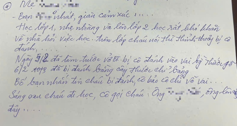 C&ocirc; gi&aacute;o bị tố đ&aacute;nh, xưng "&ocirc;ng - tui" với học sinh lớp 2 ở Nha Trang- Ảnh 3.