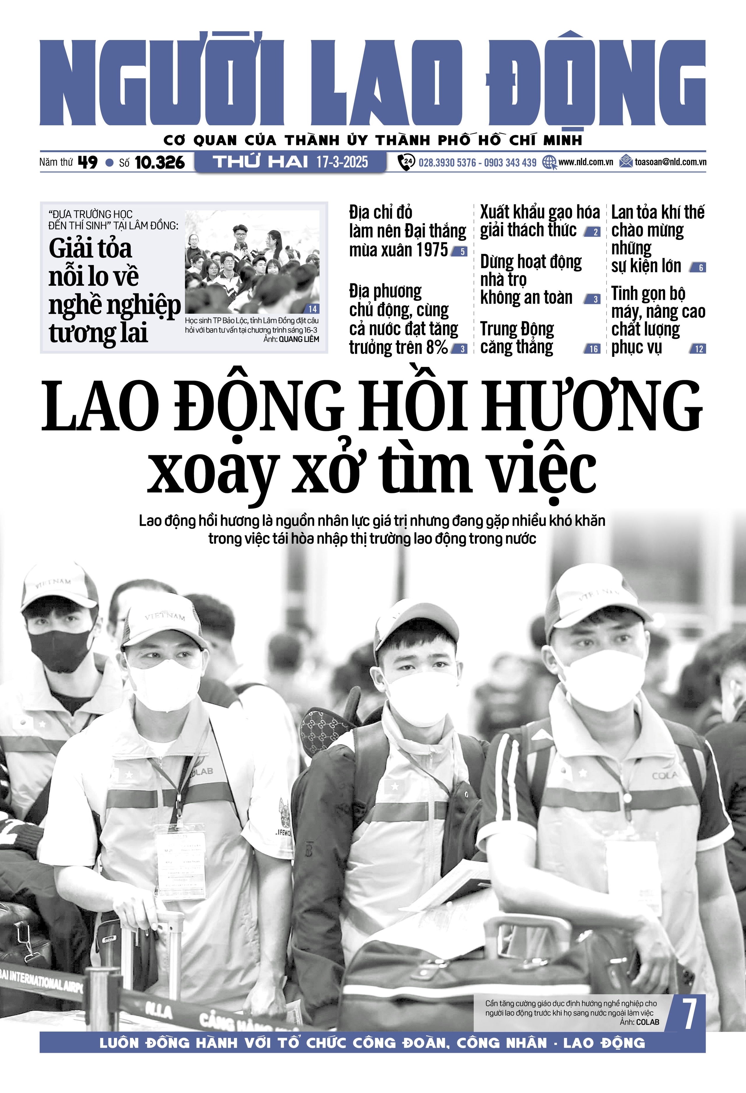 Báo in Người Lao Động 17-3: Dừng hoạt động nhà trọ không an toàn- Ảnh 1.