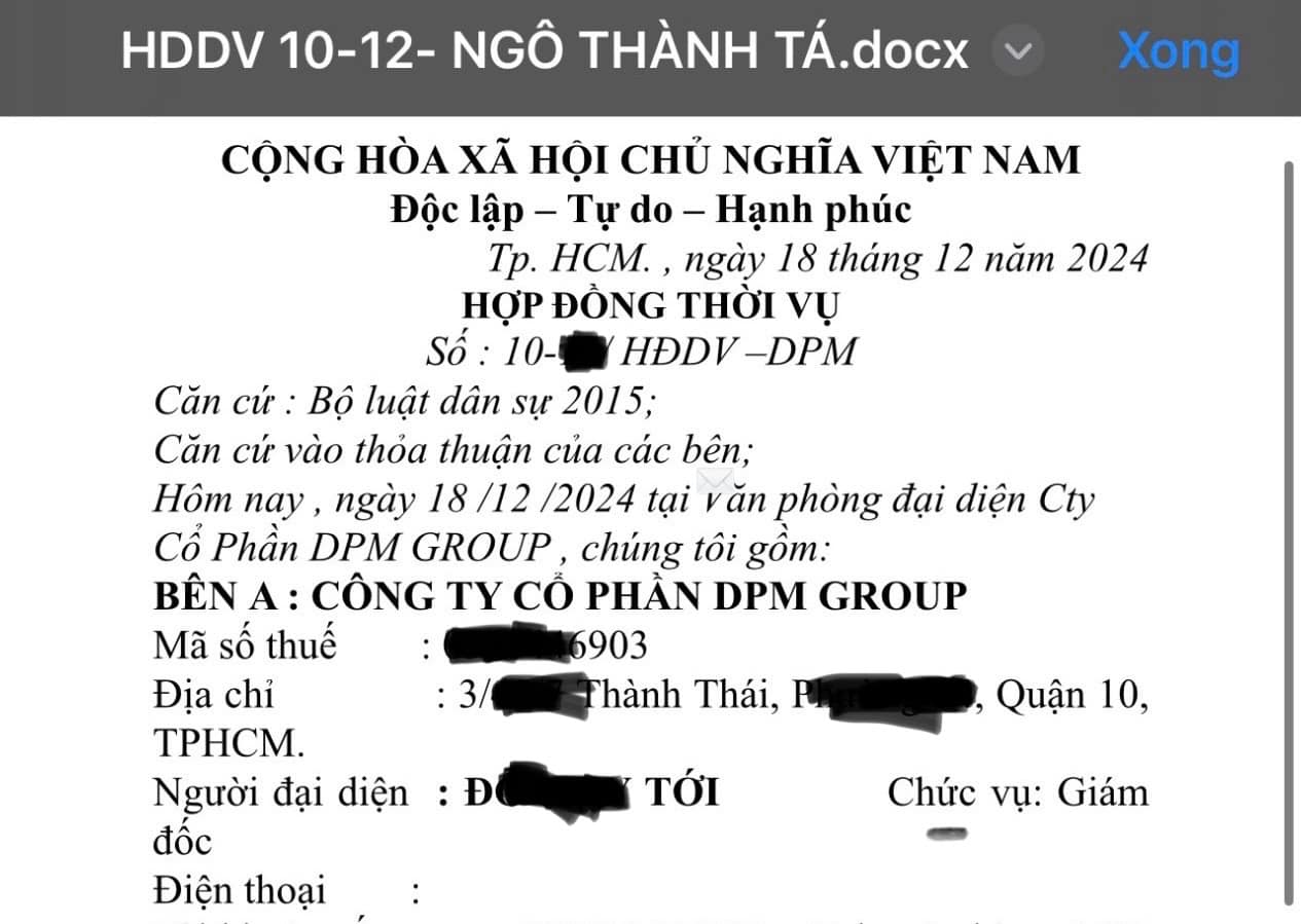 Diễn vi&ecirc;n Ng&ocirc; Th&agrave;nh T&aacute; tố chưa được trả th&ugrave; lao- Ảnh 2.