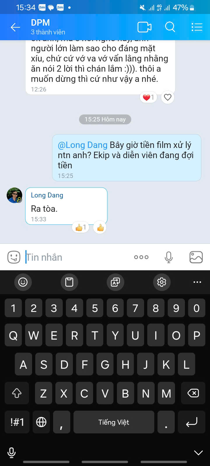 Diễn vi&ecirc;n Ng&ocirc; Th&agrave;nh T&aacute; tố chưa được trả th&ugrave; lao- Ảnh 6.