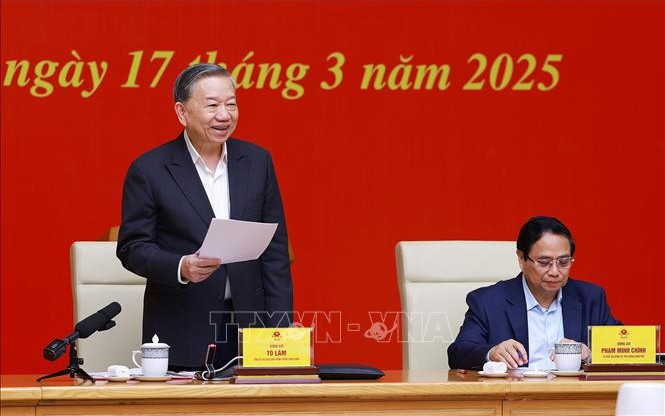 Tổng Bí thư Tô Lâm: Sắp xếp đơn vị hành chính 
là cơ hội để sàng lọc cán bộ
