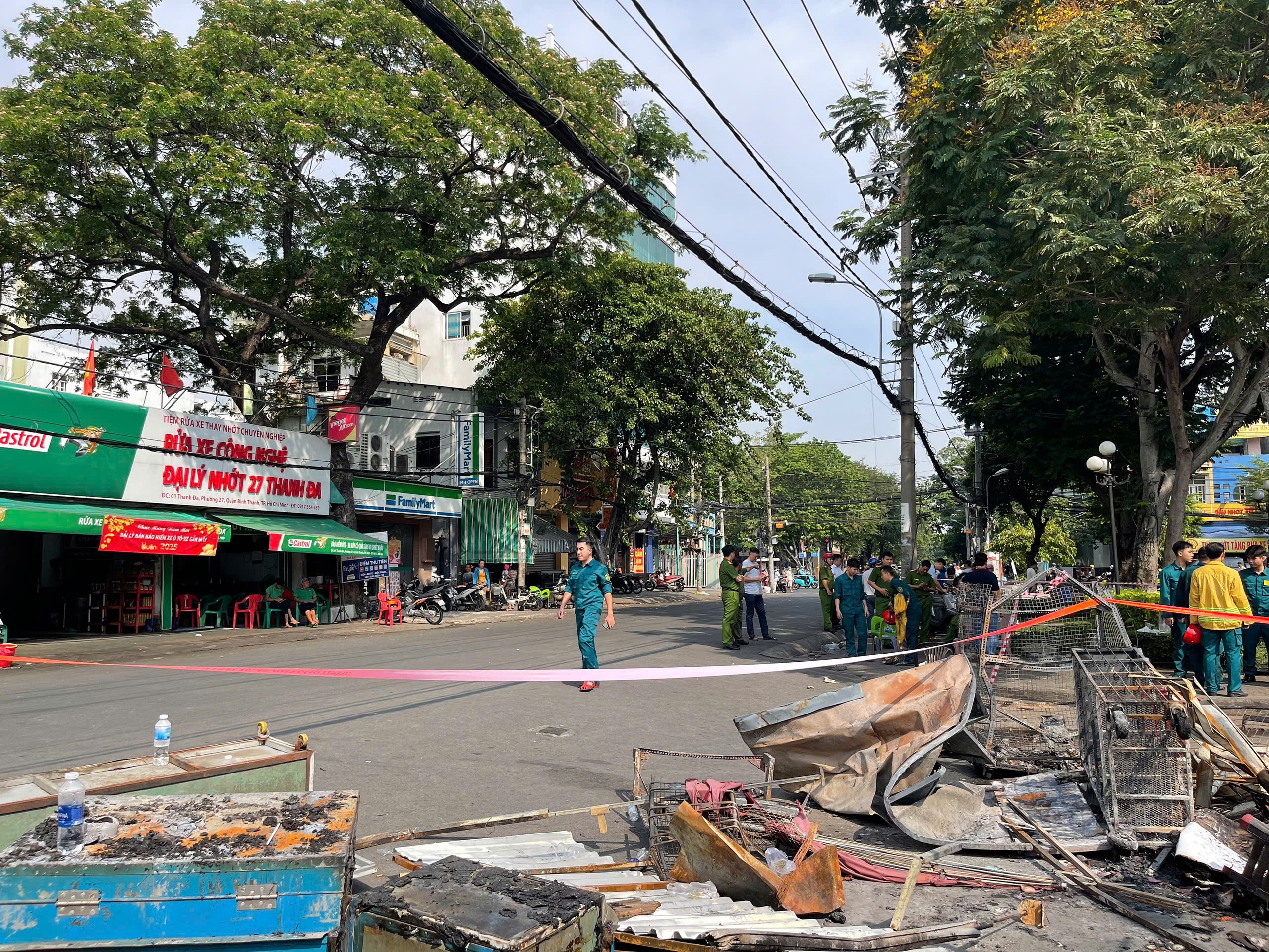 Trở lại hiện trường vụ ch&aacute;y tại chợ Thanh Đa- Ảnh 3.
