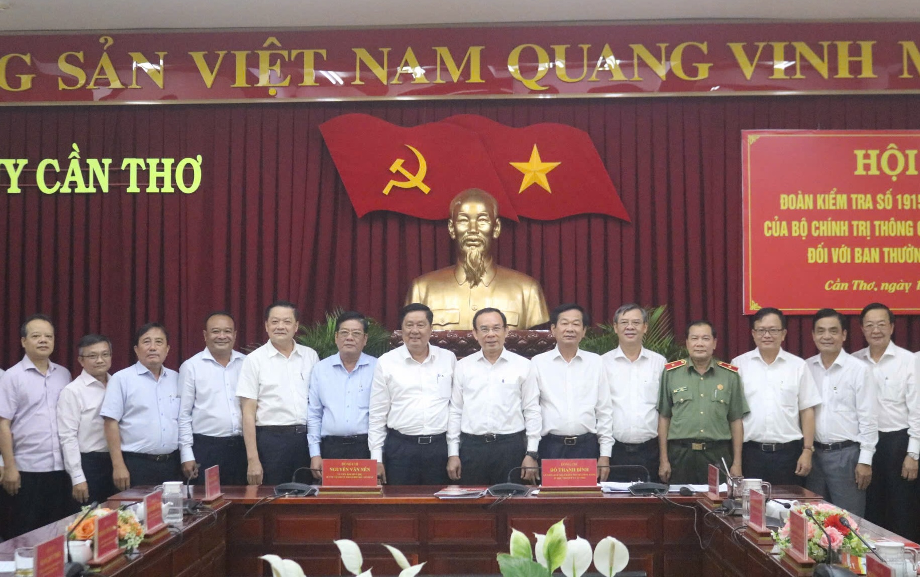 Đo&agrave;n kiểm tra của Bộ Ch&iacute;nh trị l&agrave;m việc với Cần Thơ, Đồng Th&aacute;p v&agrave; S&oacute;c Trăng- Ảnh 3.