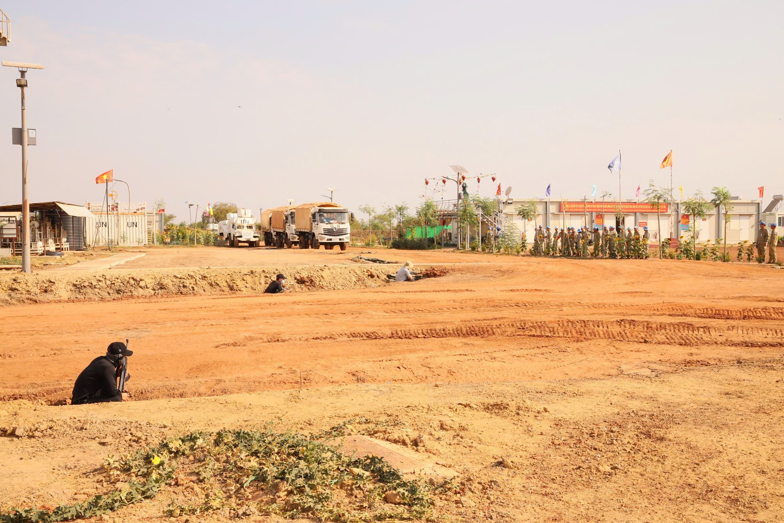 Nhiều nh&acirc;n vi&ecirc;n Li&ecirc;n hợp quốc bị cướp c&oacute; vũ trang, Đội C&ocirc;ng binh l&ecirc;n phương &aacute;n bảo vệ cơ động- Ảnh 9.