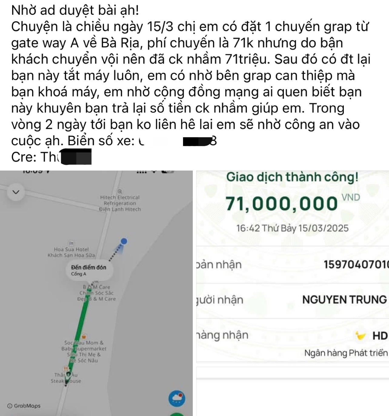 Từ vụ t&agrave;i xế đ&ograve;i xin lỗi mới trả 71 triệu đồng: H&atilde;y tin v&agrave;o điều tốt đẹp- Ảnh 1.
