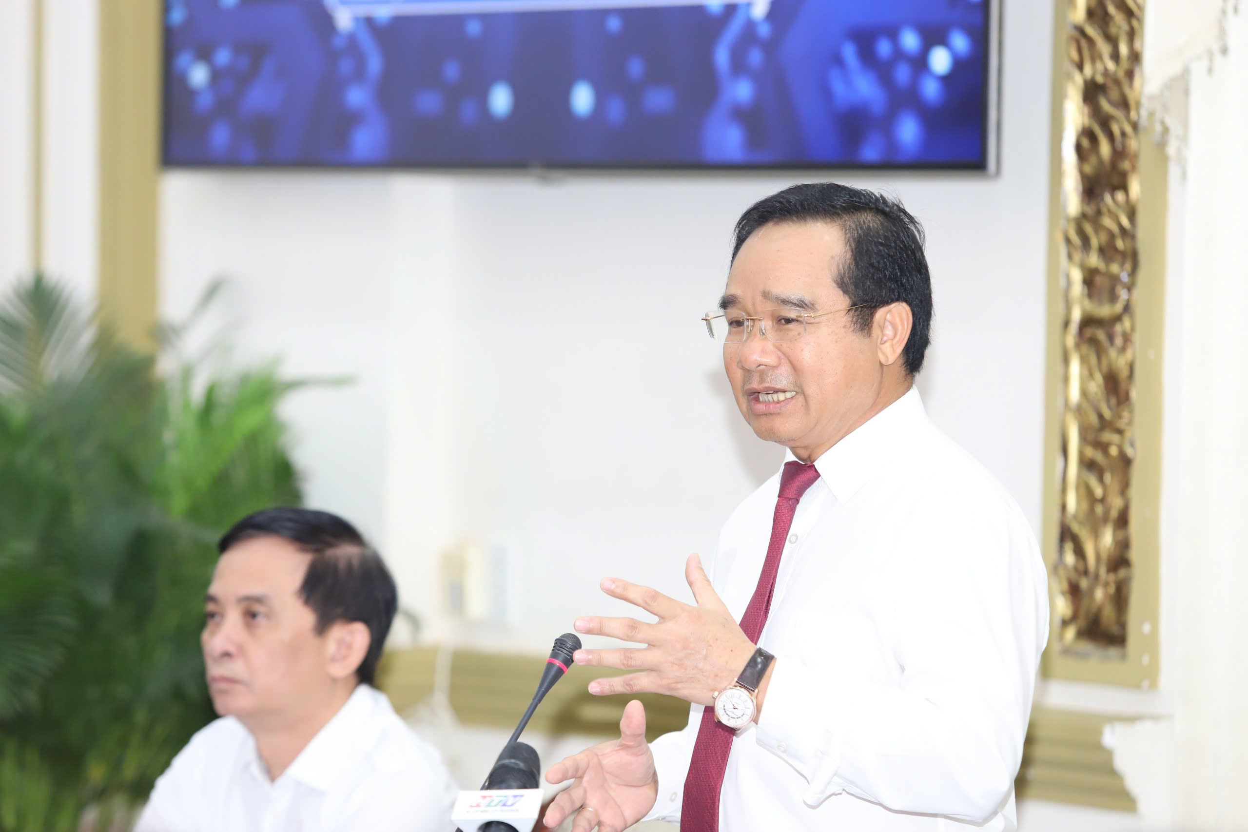 Chủ tịch UBND TP HCM Nguyễn Văn Được n&oacute;i về những  &ldquo;ch&acirc;n trời mới&rdquo; để đột ph&aacute;- Ảnh 1.