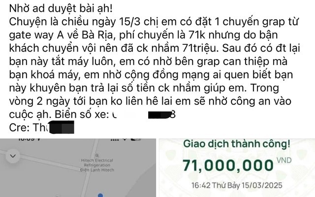 71 triệu đồng "từ trên trời rơi xuống" và lòng tham