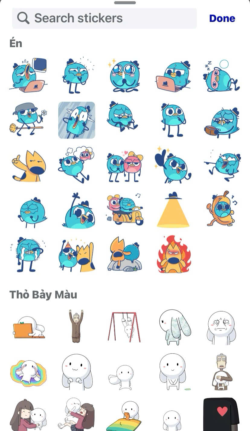 Người d&ugrave;ng Facebook c&oacute; thể dễ d&agrave;ng tải bộ sticker miễn ph&iacute; tr&ecirc;n ứng dụng