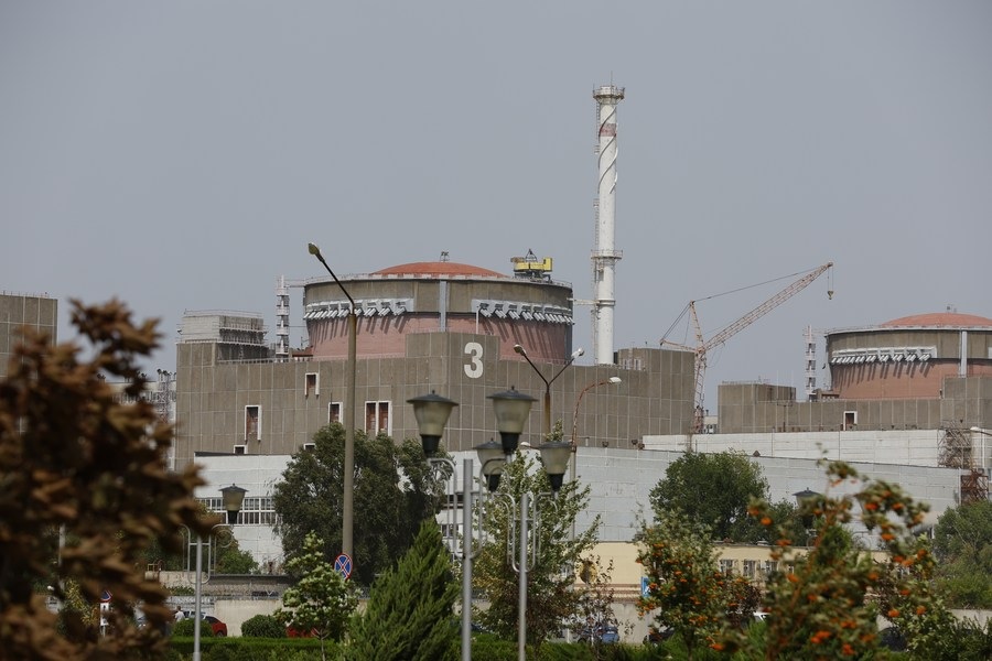 Nhà máy hạt nhân Zaporizhzhia. Ảnh: Tân Hoa Xã