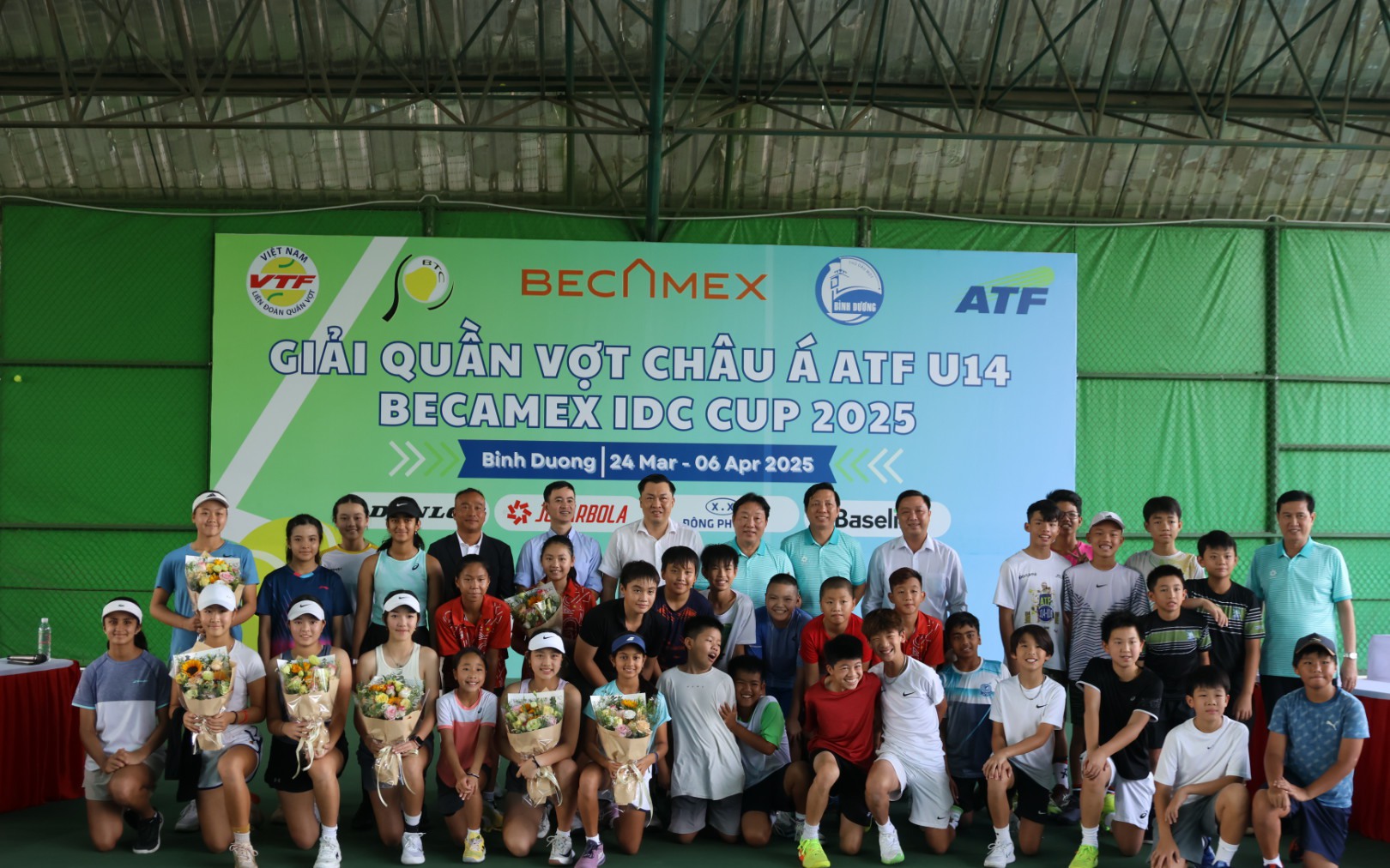 Khai mạc giải Quần vợt châu Á U14 tại Bình Dương