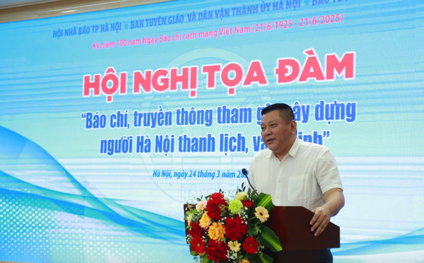 B&aacute;o ch&iacute;, truyền th&ocirc;ng tham gia x&acirc;y dựng người H&agrave; Nội thanh lịch, văn minh- Ảnh 4.