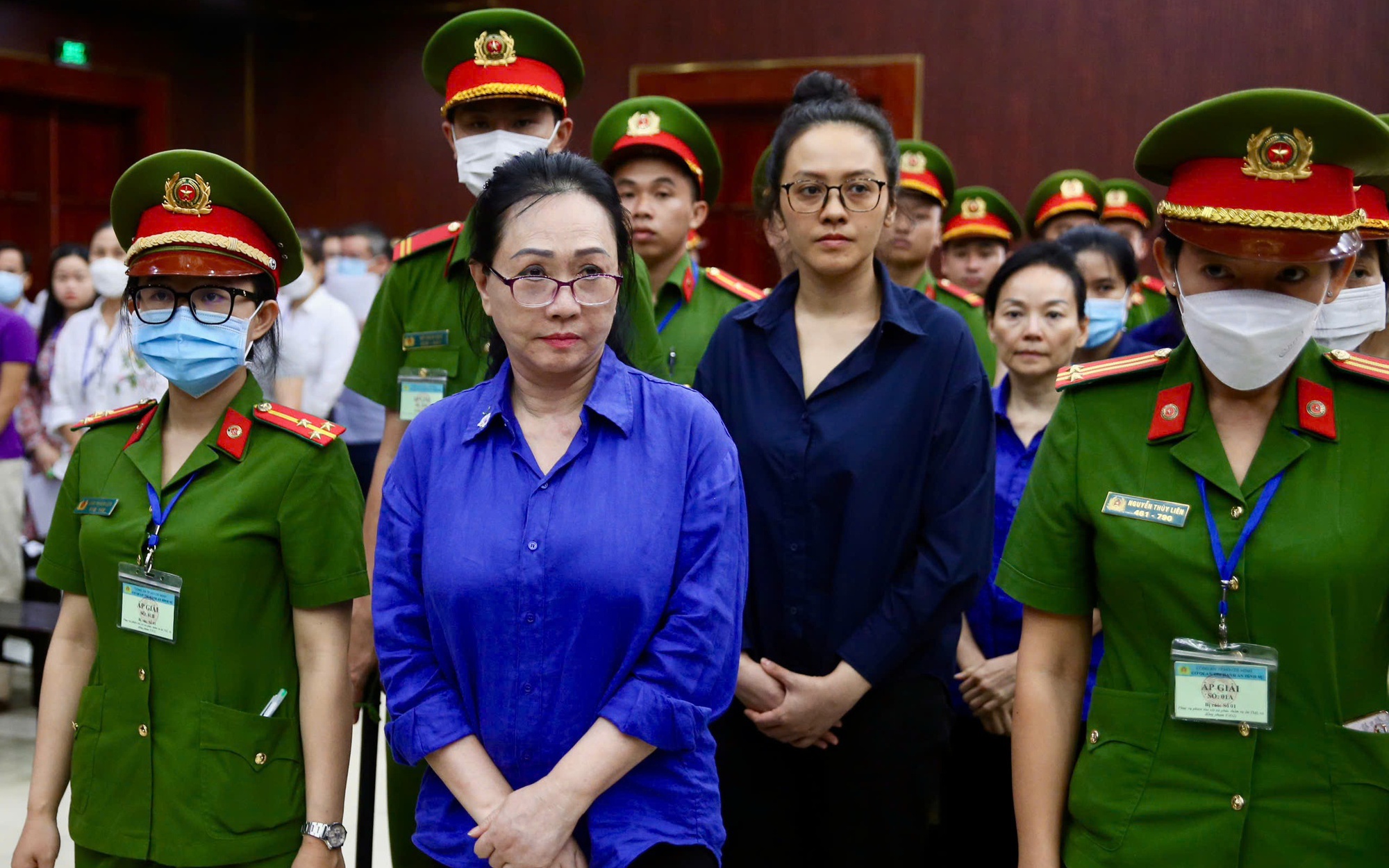 Hình ảnh bà Trương Mỹ Lan tại phiên toà phúc thẩm giai đoạn 2