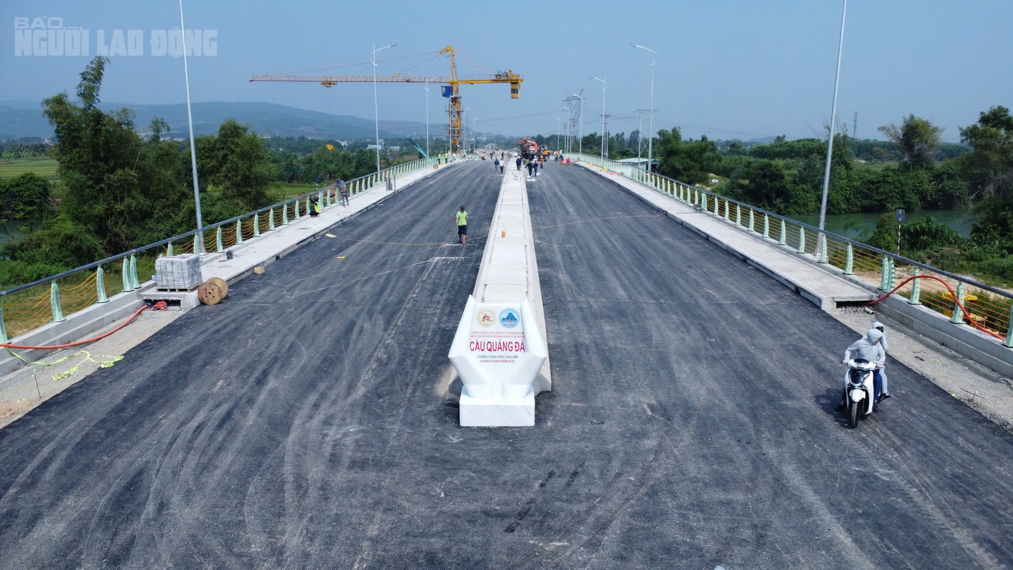 Ngắm diện mạo cầu Quảng Đ&agrave;, nối Đ&agrave; Nẵng với Quảng Nam trước ng&agrave;y th&ocirc;ng xe- Ảnh 3.