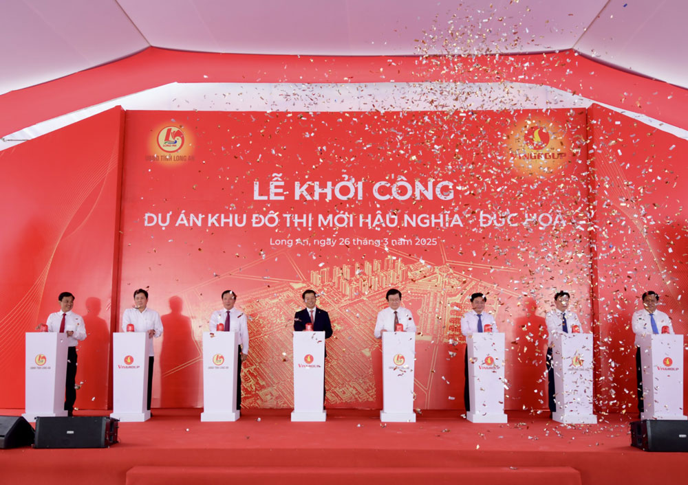 Vingroup khởi c&ocirc;ng dự &aacute;n Vinhomes Green City - khu đ&ocirc; thị phức hợp đầu ti&ecirc;n của tập đo&agrave;n tại Long An