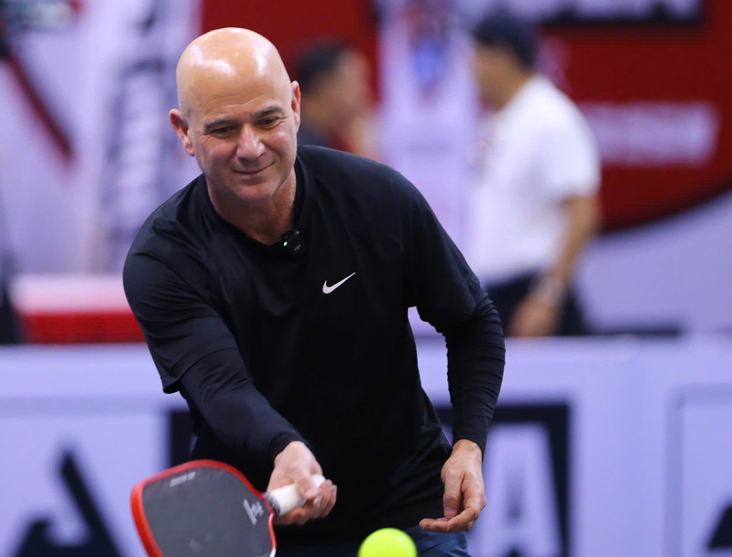 Huyền thoại sống Agassi kỳ vọng về sự phát triển pickleball Việt Nam- Ảnh 1.