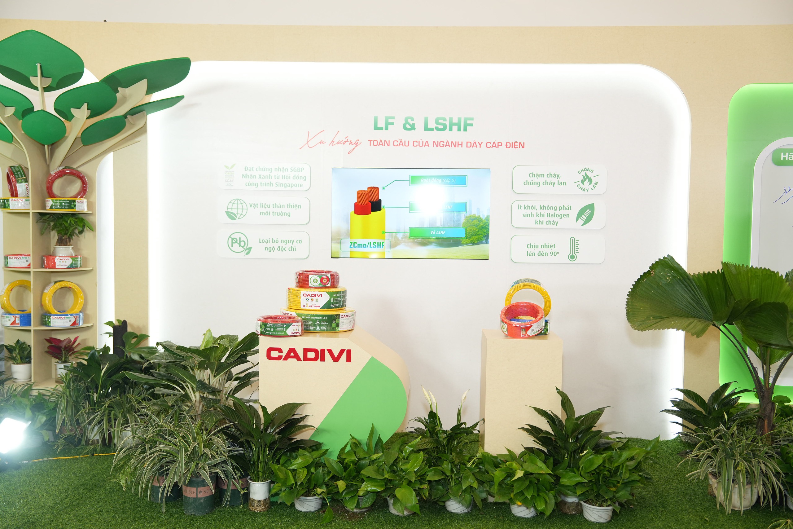 CADIVI ra mắt dòng sản phẩm dây điện thân thiện môi trường- Ảnh 1. CADIVI ra mắt dòng sản phẩm dây điện thân thiện môi trường- Ảnh 1.
