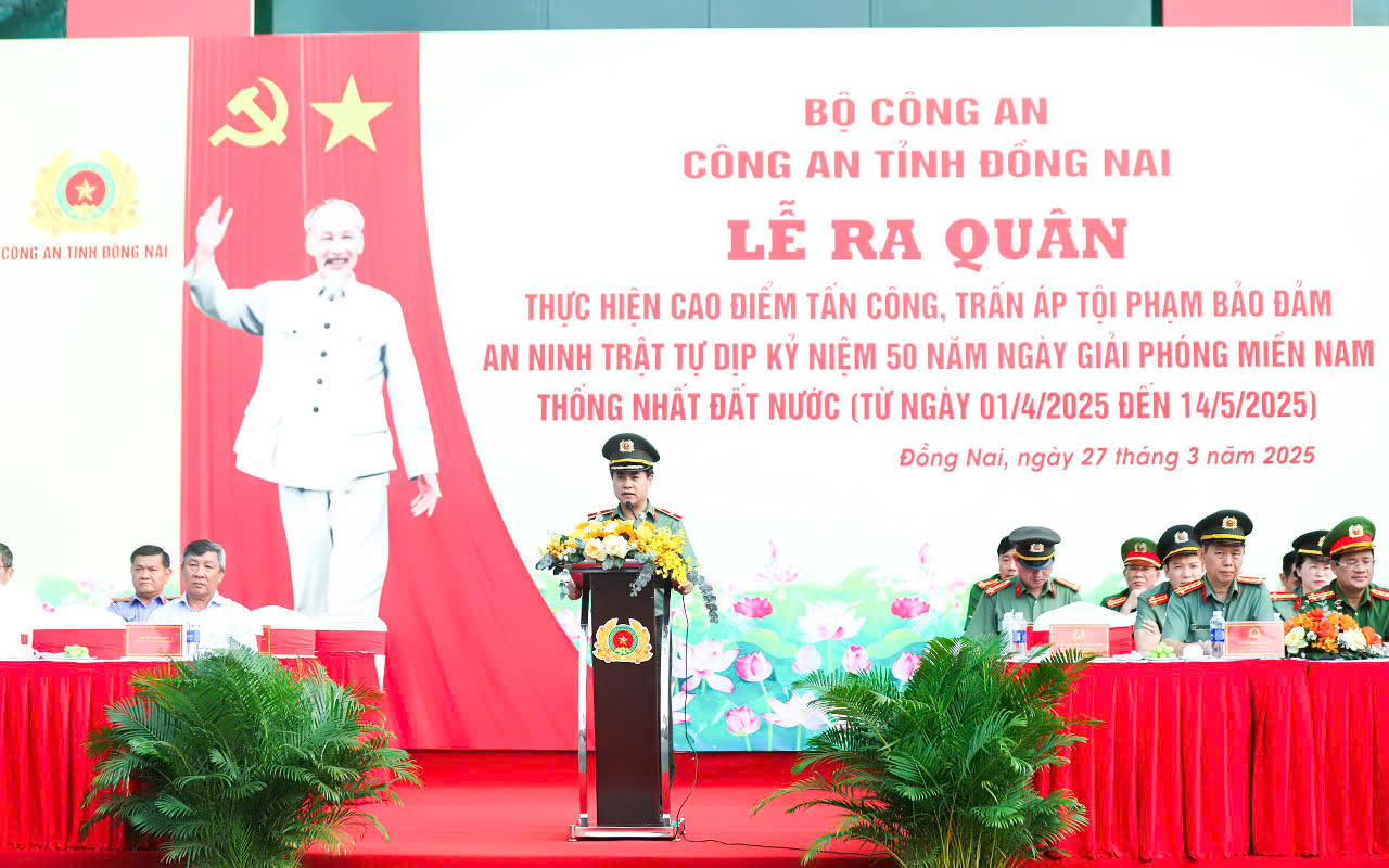 Mệnh lệnh của Giám đốc Công an tỉnh Đồng Nai trong đợt cao điểm tấn công, trấn áp tội phạm