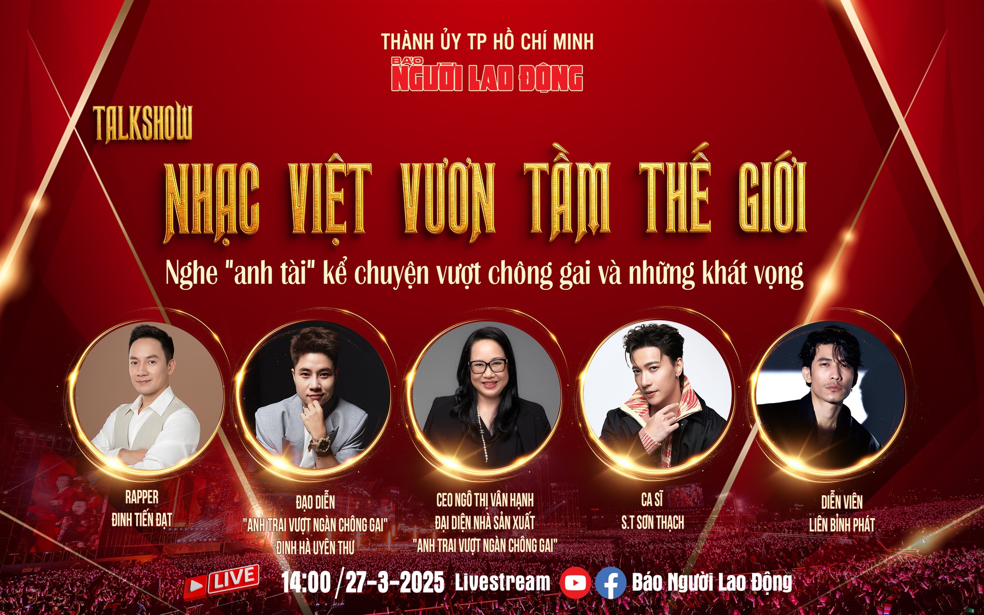 Talkshow "Nhạc Việt vươn tầm thế giới": Đến nghe "anh tài" kể chuyện
