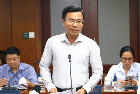 Ông Phạm Trung Kiên thông tin tại cuộc họp báo