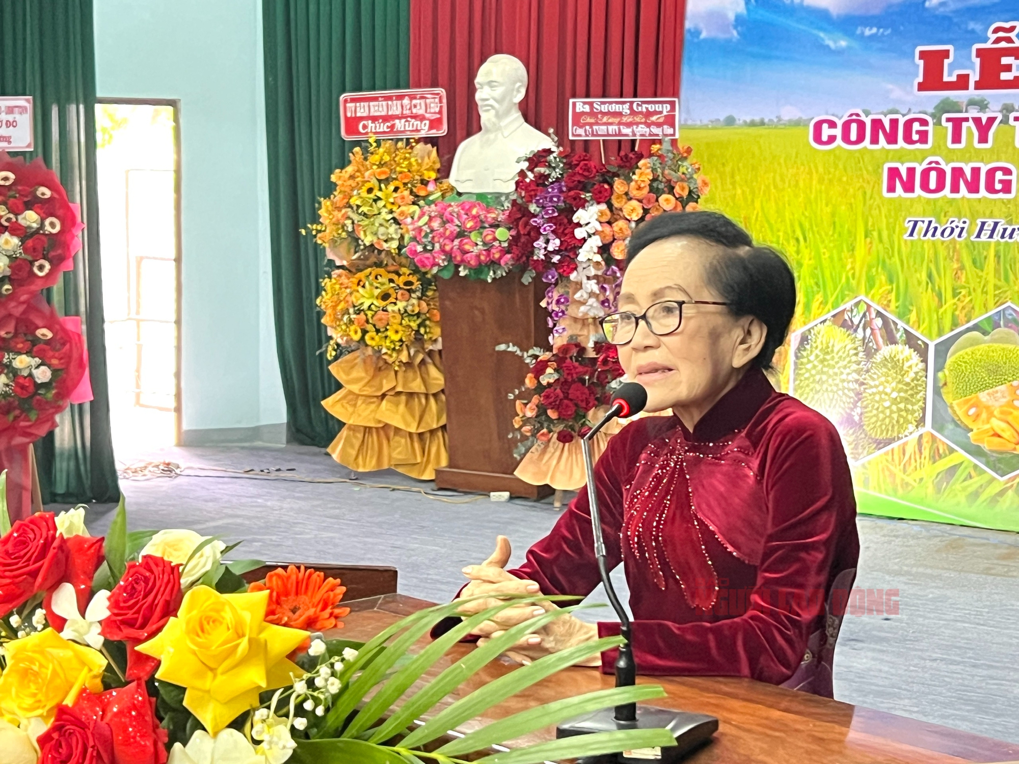 Bà Ba Sương bất ngờ xuất hiện tại sự kiện lớn ở Nông trường Sông Hậu- Ảnh 1.