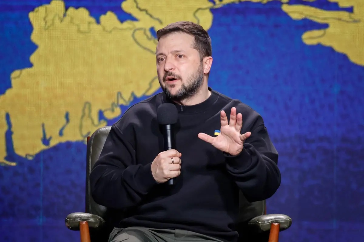 Tổng thống Ukraine Volodymyr Zelensky. Ảnh: EFE/EPA