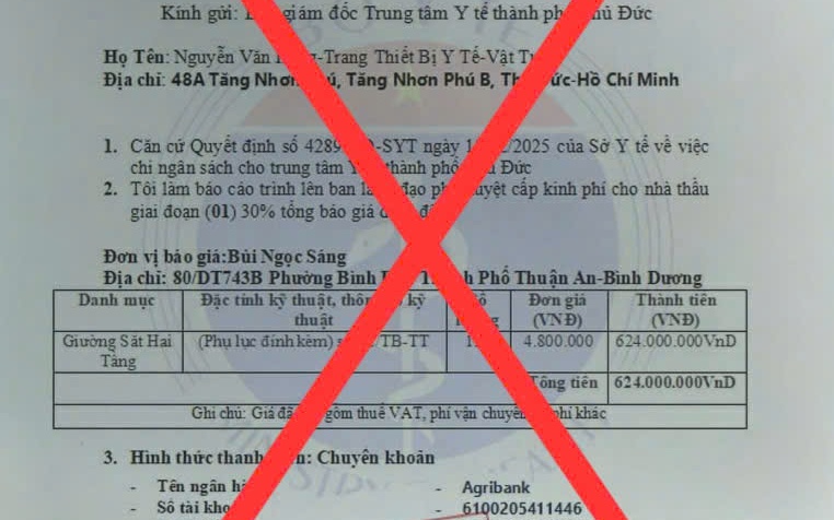 Giả giấy tờ trung tâm y tế, xin cấp kinh phí hơn 600 triệu đồng