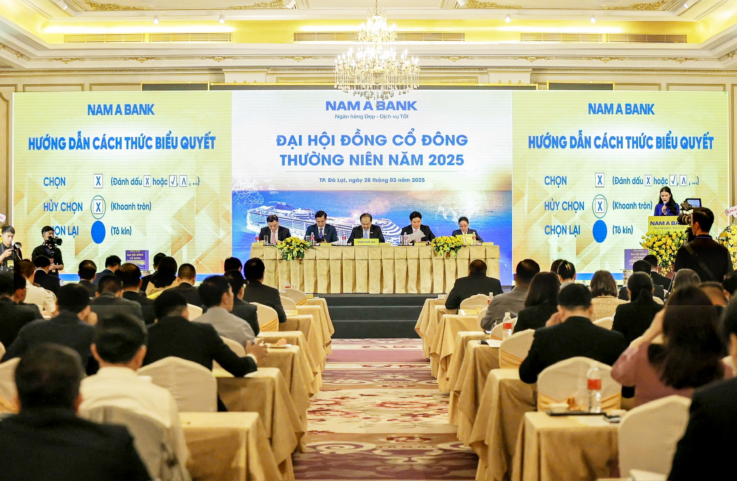 Nam A Bank chia cổ tức 25%, dự kiến mở văn phòng đại diện ở Mỹ, châu Âu- Ảnh 1.