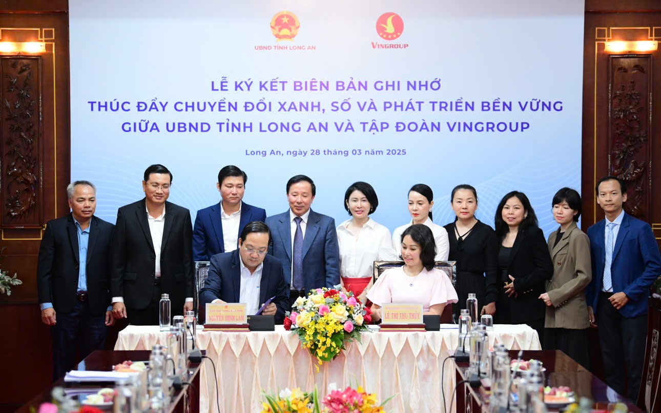 Tỉnh Long An và Tập đoàn Vingroup ký kết nhiều nội dung hợp tác quan trọng