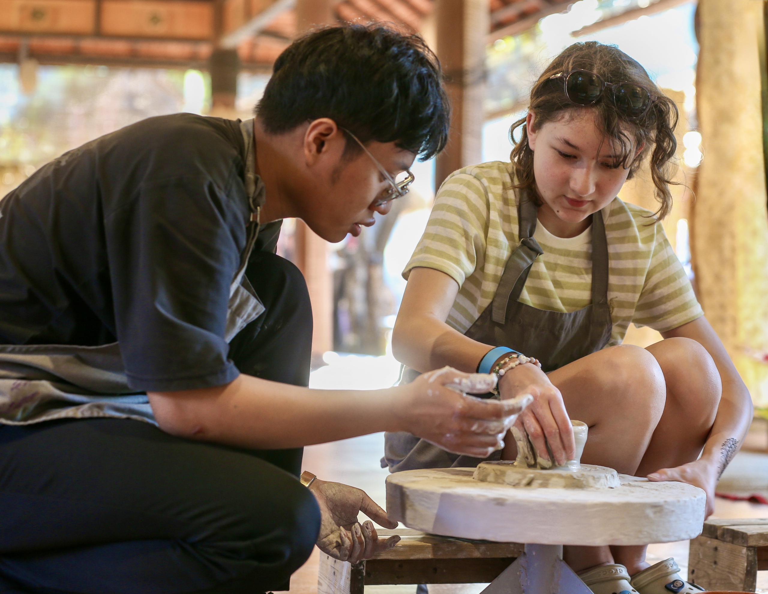 Du khách thích thú trải nghiệm tại lễ hội ẩm thực của Saigontourist Group- Ảnh 14.