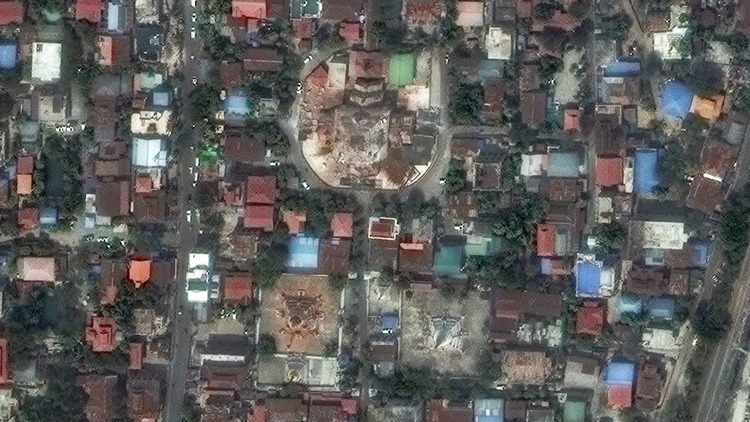 Ảnh vệ tinh tiết lộ mức độ t&agrave;n ph&aacute; khủng khiếp do động đất ở Myanmar- Ảnh 4.