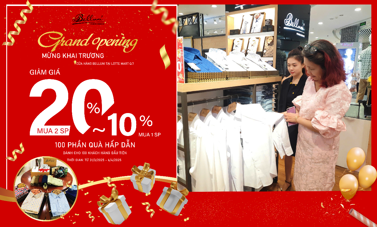 Belluni khai trương cửa hàng mới tại TTTM LOTTE Mart quận 7, TP HCM- Ảnh 3.
