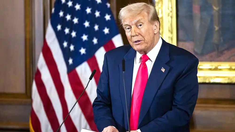 Tổng thống Mỹ Donald Trump. Ảnh: Nagaland Post