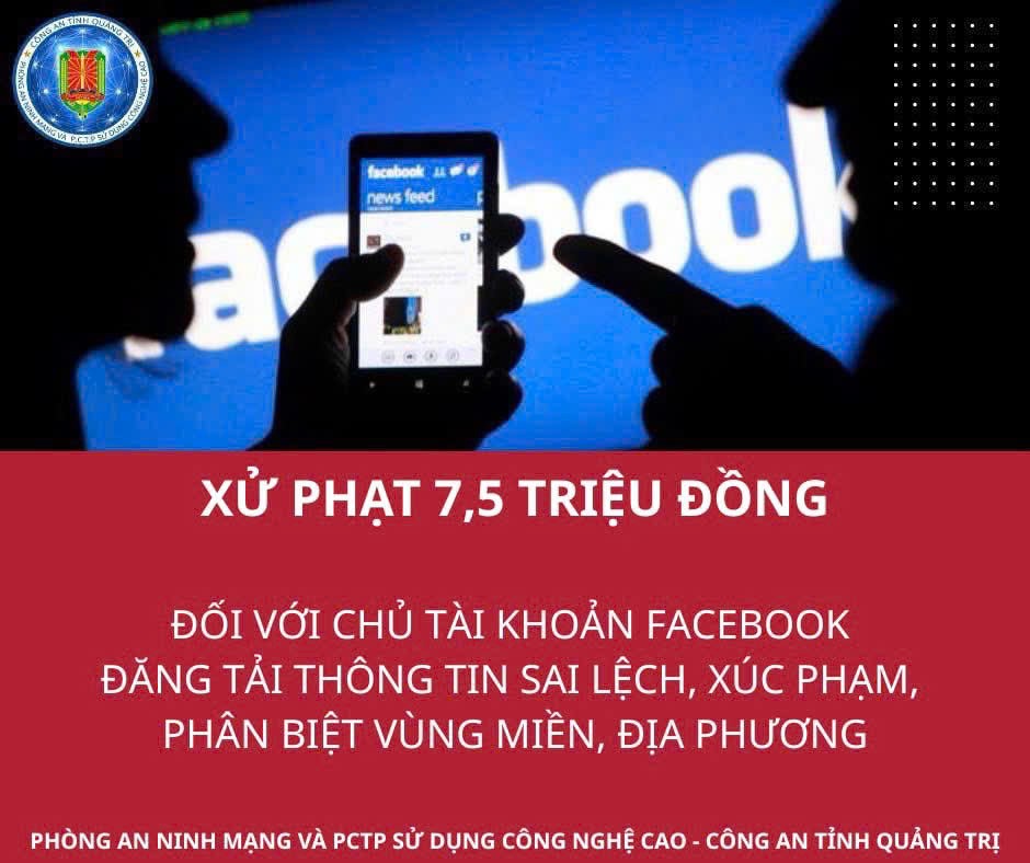 Phạt người bình luận xuyên tạc, chia rẽ vùng miền trên mạng xã hội- Ảnh 1.
