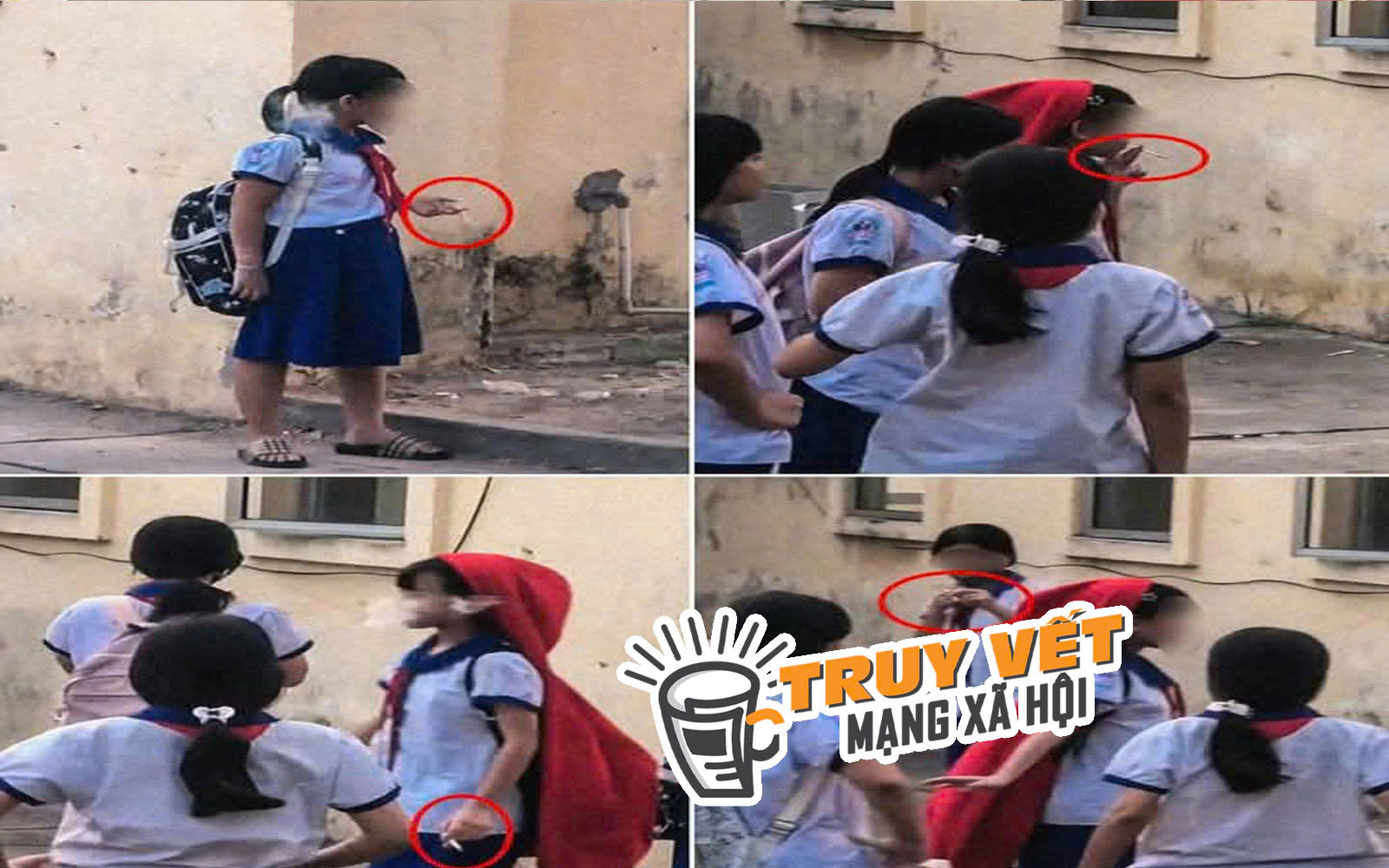 Thông tin bất ngờ vụ clip nhóm nữ sinh tiểu học hút thuốc lá- Ảnh 1.