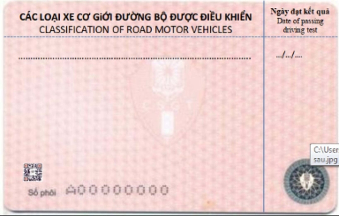 Giấy ph&eacute;p l&aacute;i xe Bộ C&ocirc;ng an cấp đổi sang m&agrave;u hồng- Ảnh 2.