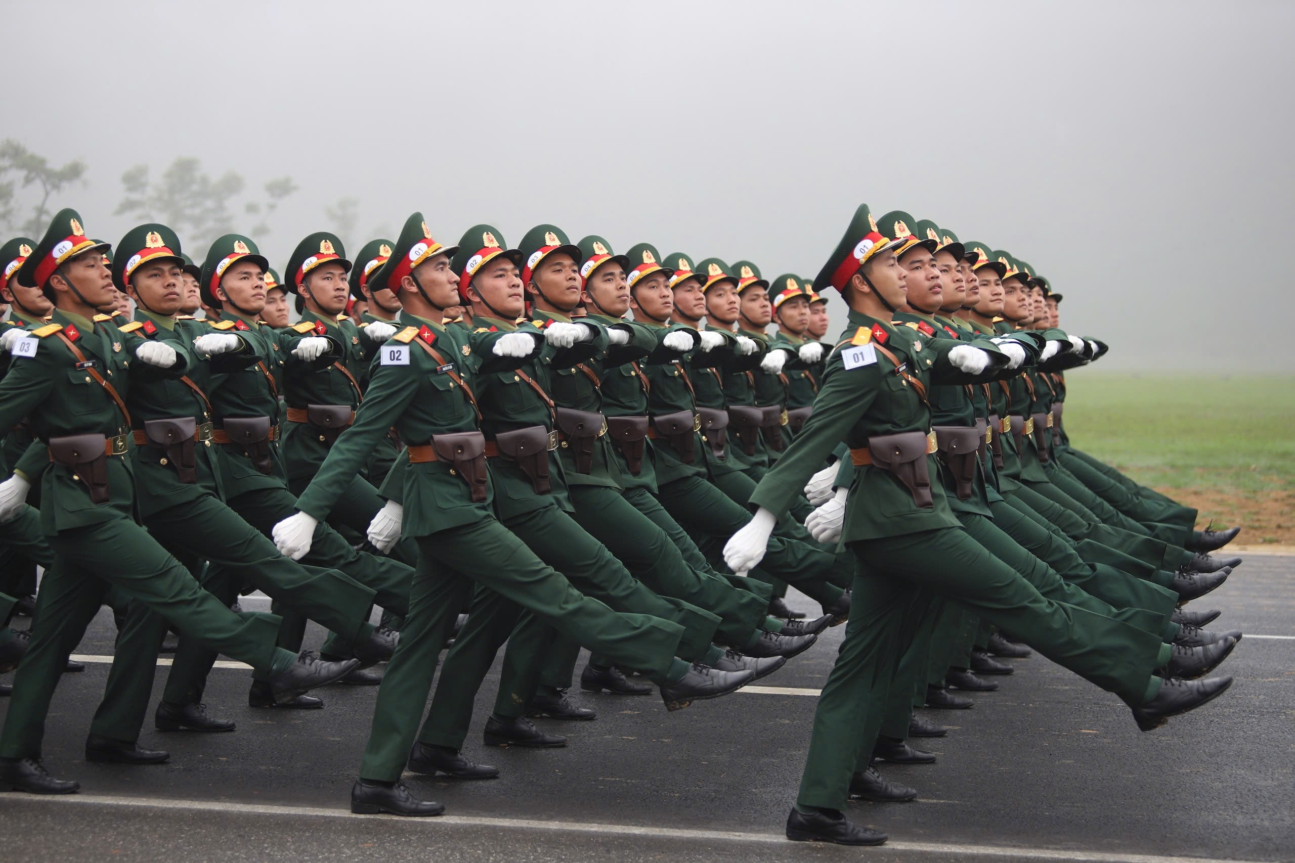 VIDEO: Hợp luyện diễu binh kỷ niệm 50 năm Ngày giải phóng miền Nam, thống nhất đất nước- Ảnh 16.
