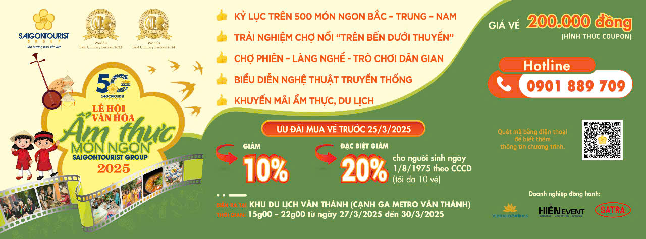 H&agrave;ng trăm m&oacute;n ngon Việt Nam c&ugrave;ng c&aacute;c chương tr&igrave;nh văn h&oacute;a văn nghệ chọn lọc&hellip; sẽ được giới thiệu tại lễ hội năm 2025