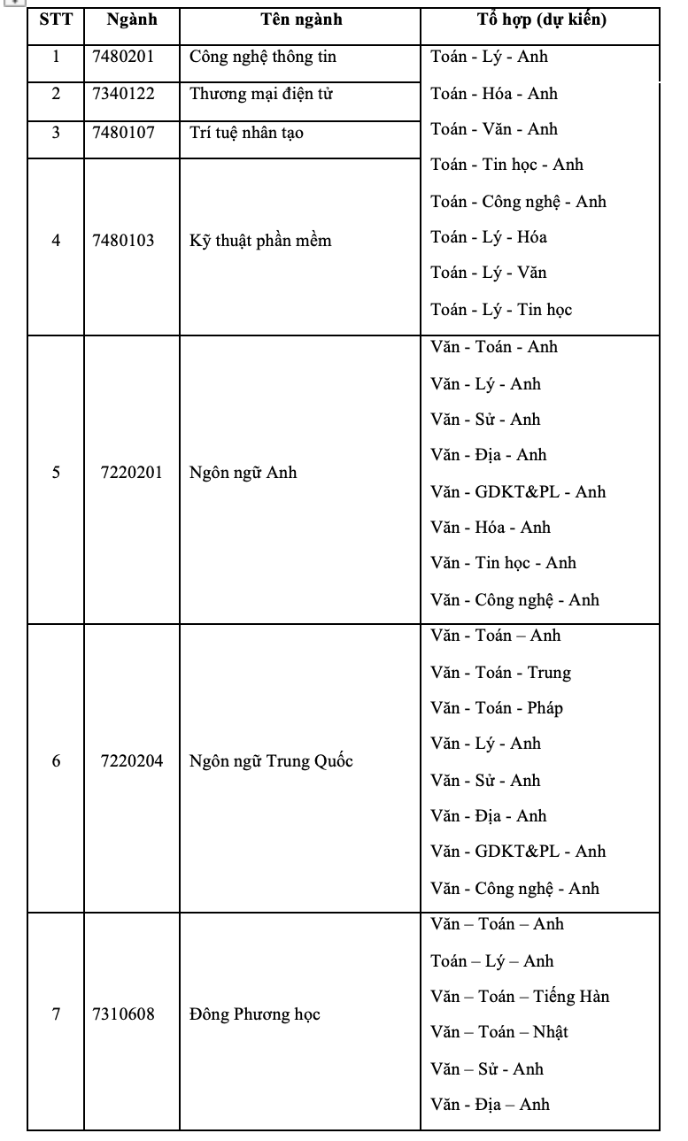 Trường ĐH Ngoại ngữ - Tin học TP HCM tăng tổ hợp x&eacute;t tuyển- Ảnh 2.
