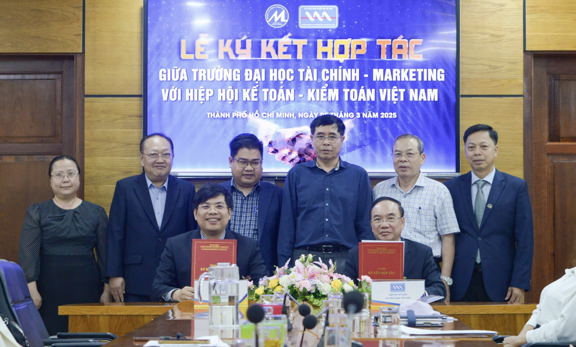 Trường ĐH T&agrave;i ch&iacute;nh - Marketing hợp t&aacute;c với Hiệp hội Kế to&aacute;n v&agrave; Kiểm to&aacute;n Việt Nam- Ảnh 1.