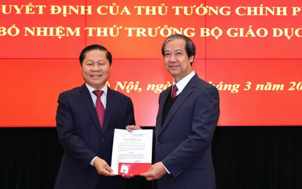 Điều động, bổ nhiệm Thứ trưởng và lãnh đạo các đơn vị Bộ GD-ĐT