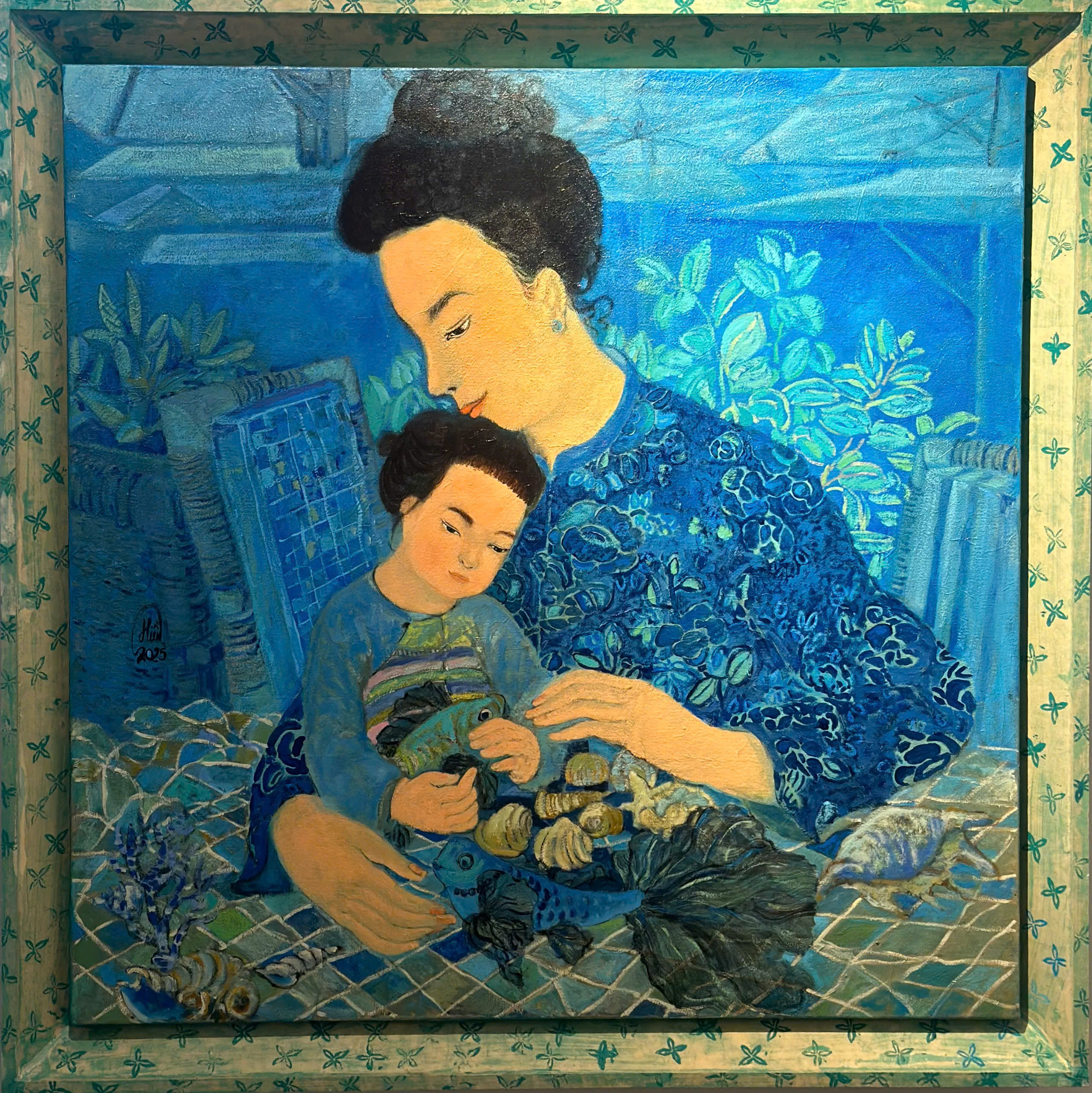 Chị em họa sĩ triển l&atilde;m mừng 8-3

- Ảnh 2.