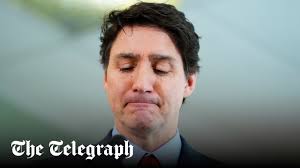 Thủ tướng Canada x&uacute;c động khi ph&aacute;t biểu tối 6-3 (giờ địa phương). Ảnh: Telegraph