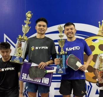 L&yacute; Ho&agrave;ng Nam, Trịnh Linh Giang v&ocirc; địch Giải Pickleball Quốc gia 2025- Ảnh 1.