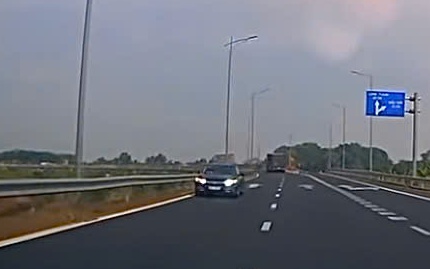 Vụ chạy ngược chiều trên đường dẫn cao tốc: Người lái
ngụ Bình Thuận nói “rẽ nhầm”